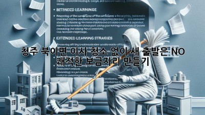 🏡 청주 북이면 이사, 청소 없이 새 출발은 NO! 🙅‍♀️ 쾌적한 보금자리 만들기 ✨